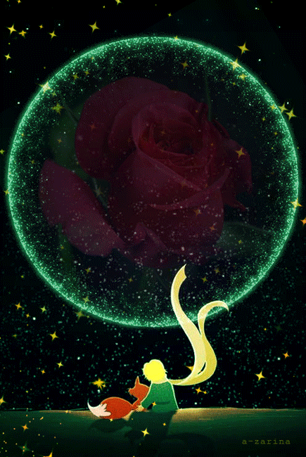 Маленький принц и роза