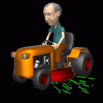 Человек на тракторе
