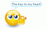 Смайлик ключ от сердца