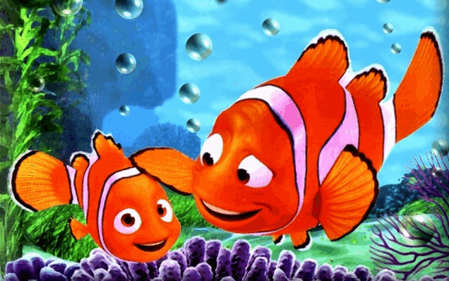 Анимация с рыбками
