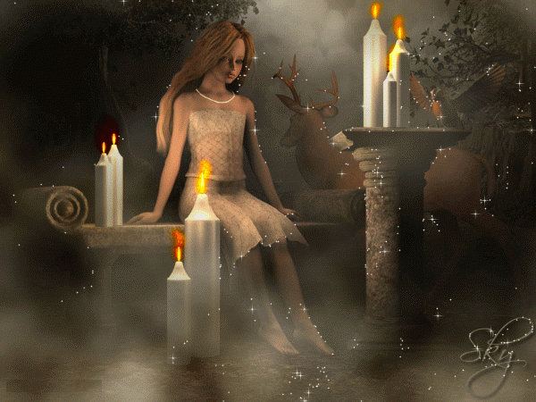 Девочка со свечи