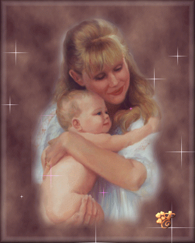 Рисунок матери и ребенка