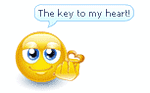 Смайлик ключ от сердца