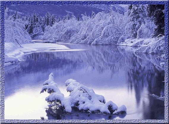 Фото в формате GIF зима