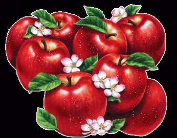 Анимация с яблоками