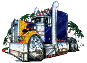 Картинка GIF грузовик
